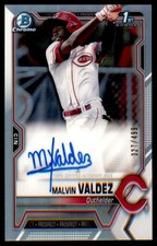 2021 Bowman Chrome Malvin Valdez Refractor Autograph #Cpa-Mv /499