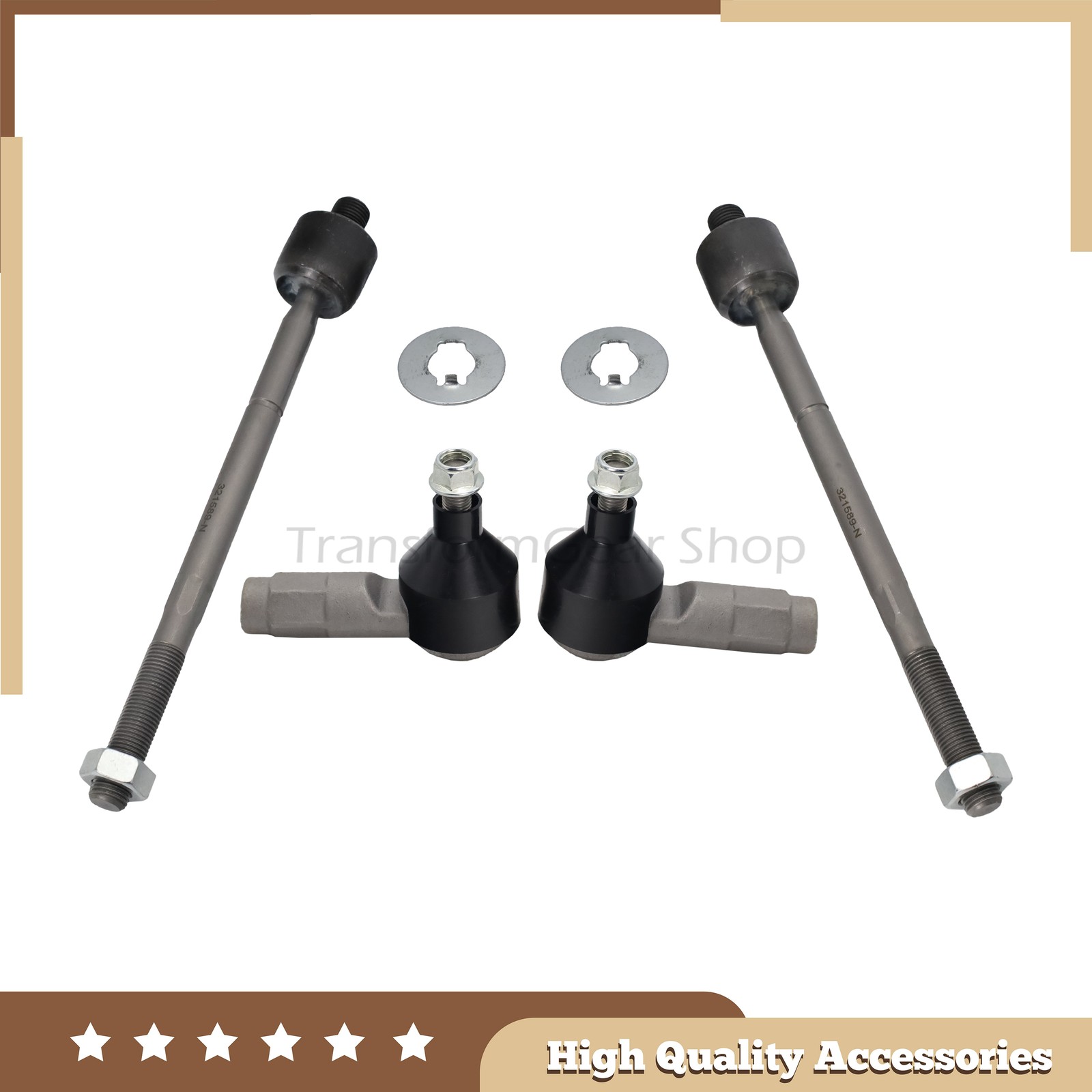 Maserati Quattroporte 2003-2012 Right Outer Inner tie rods Set