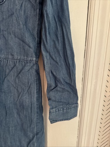 Gap Kids Girls Long Sleeve Button Front Denim Dress Size XXL - Picture 4 of 6