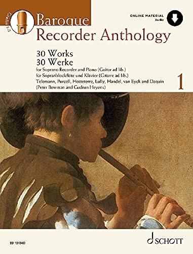 Baroque Recorder Anthology Vol. 1: 30 Works for, Bowman, Heyens*.