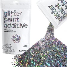 Hemway Glitter Paint Additive Extra Chunky for Emulsion FEATURE WALLS