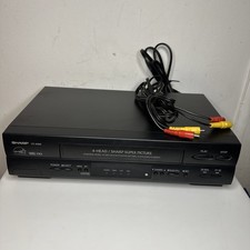 Sharp VC-A560U VHS VCR 4-Head Video Cassette Player Recorder Tested Working