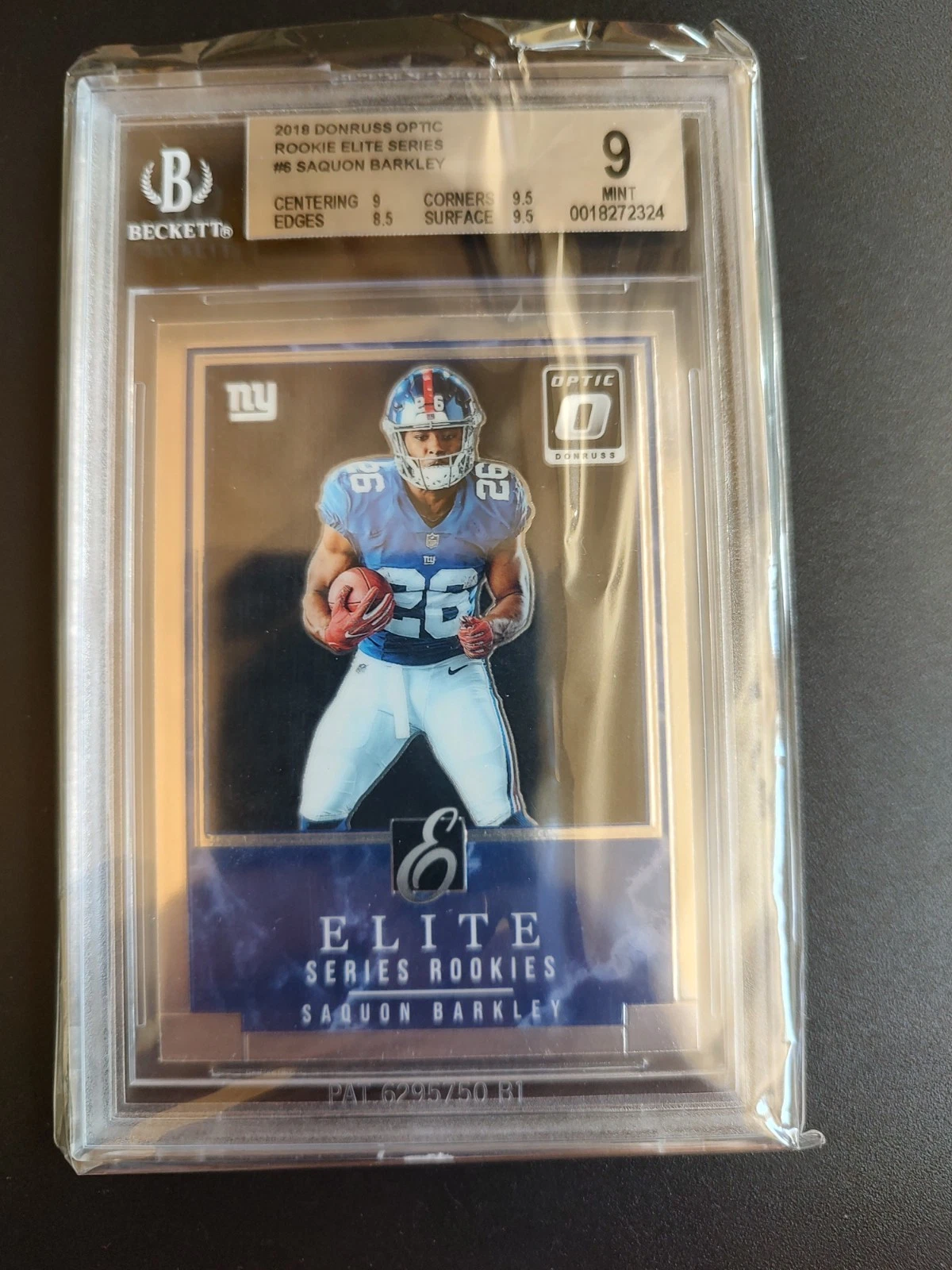 Saquon Barkley Panini Donruss Optic Rookie Elite Series Autographs #SB Base