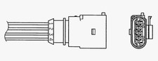 NGK Lambdasonde Sensor Abgassteuerung 90405 für JETTA SKODA 162 VW SEAT 4 163 5