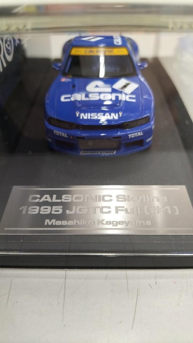 EBBRO 富士スピードウェイ コレクション　Calsonic SKYLINE 1/43 Ebbro Calsonic Nissan GT-R R34 JGTC 2001 car #12 #195