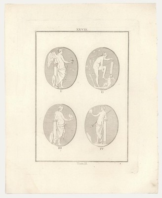 Gravur Aus Dem 19. Jahrhundert - Minerva