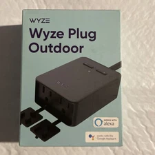 Wyze Plug Outdoor ‎WLPPO1-1 Smart Plug (Works With Alexa & Google Assistant)
