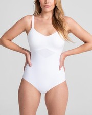 Honeylove Liftwear Cami Bodysuit Astral White Size Small Shapewear New NWT