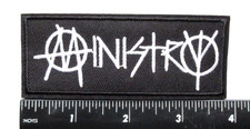   MINISTRY METAL BAND MUSIC HAT BATTLE VEST JACKET EMBROIDERED IRON ON PATCH