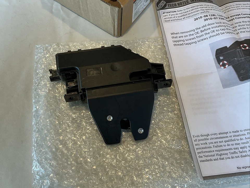 Dorman 937-866 Trunk Lock Actuator Motor BMW Z4, 1, 3, 5 Series - Image 2 of 4