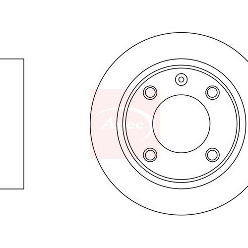 APEC Brake Disc DSK171