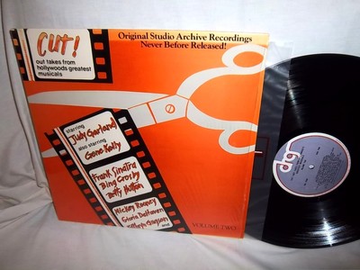 s/t CUT! VL 2 OUT TAKES FROM HOLLYWOODS GREATEST MUSICALS DRG SBL 12587 NM/NM LP