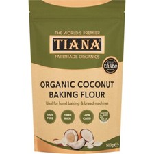 Tiana | TIANA Fairtrade Organic gluten free low-carb coconut flour | 12 x 500g 12.95 per kilo