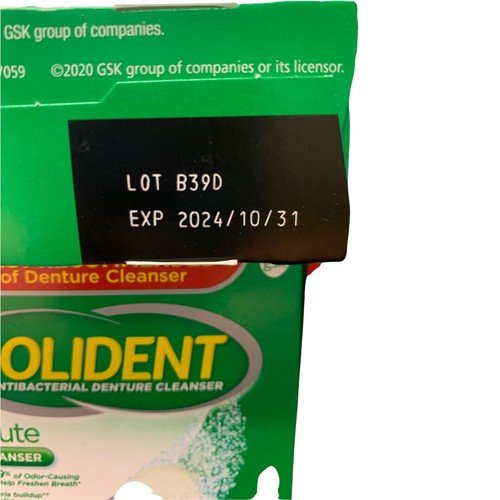 28 count Polident 3 Minute Daily Denture Cleanser tabs x 4 Boxes Expire 10/31/24 - Picture 3 of 3