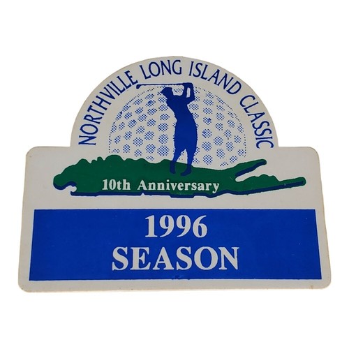 Northville Long Island Classic Champions Tour 10th Anniversary 1996 Season Badge - Bild 1 von 2