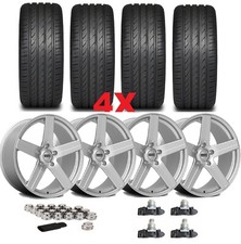 22 Silver Wheels Rims Tires Lexani Fits Nissan Infiniti Factory Oem Mag