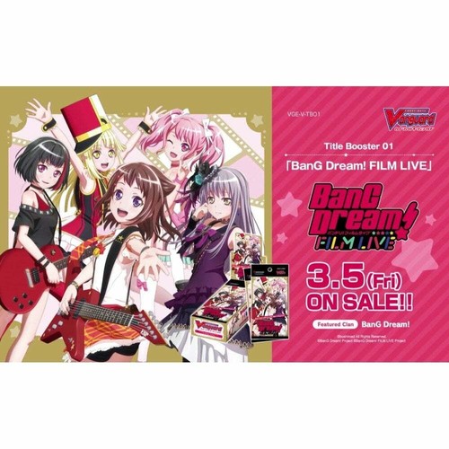 Cardfight Vanguard BanG Dream! FILM LIVE V-TB01 Booster Box 12 Packs TCG - Bild 2 von 2