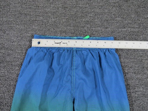 Nike Swim Trunks Boys Medium Blue Green Drawstring Waist - Picture 6 of 10