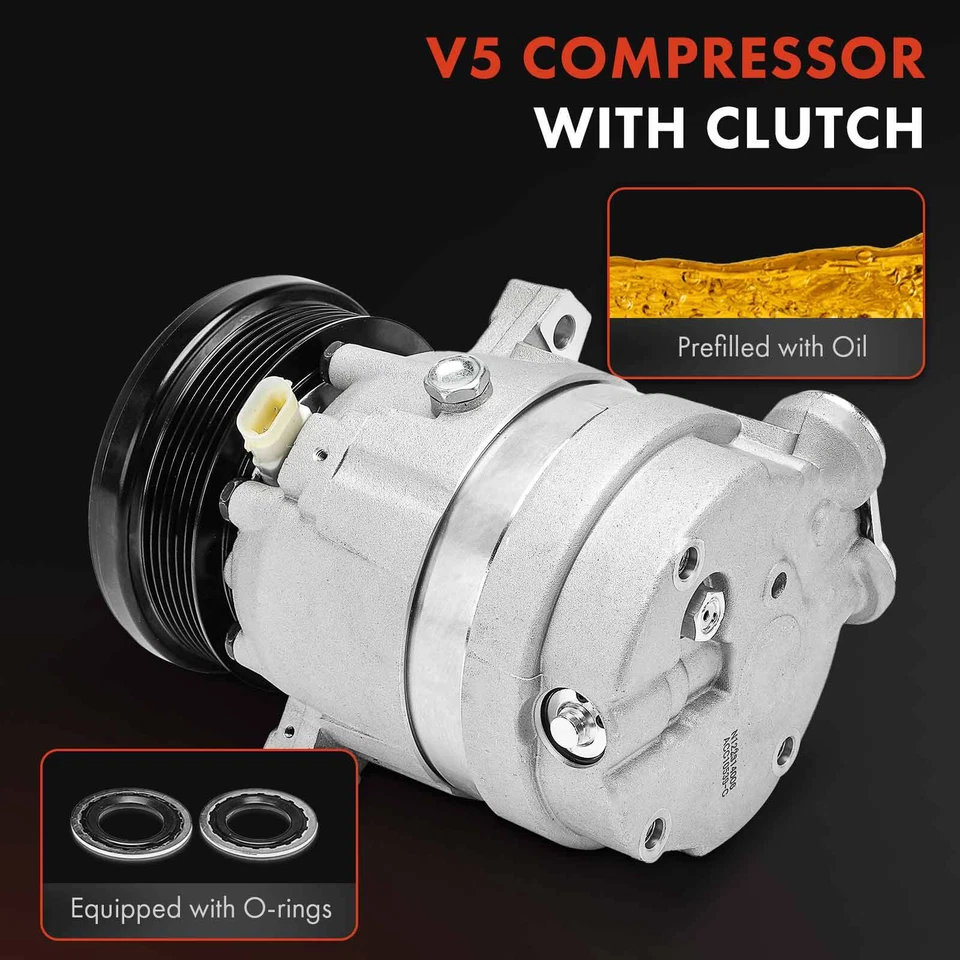 Compresor de aire acondicionado para Chevrolet Optra 2004 2006-2007 Suzuki Forenza 2004-2008 Foto 2 de 4