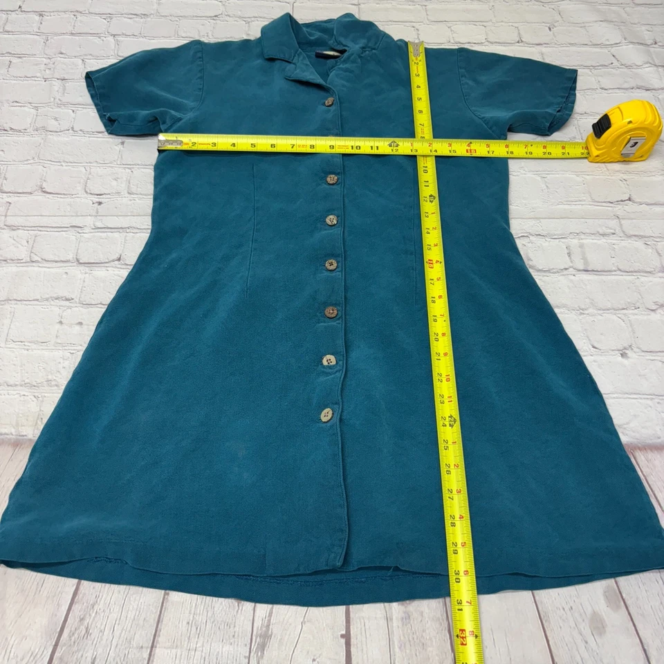 Tommy Bahama Women 100% Silk Short Sleeve Mini Dress Size Small D006 -11 - Image 2 of 4