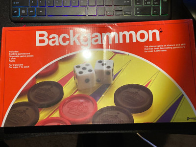 Backgammon Pressman Board Game  *New Sealed*