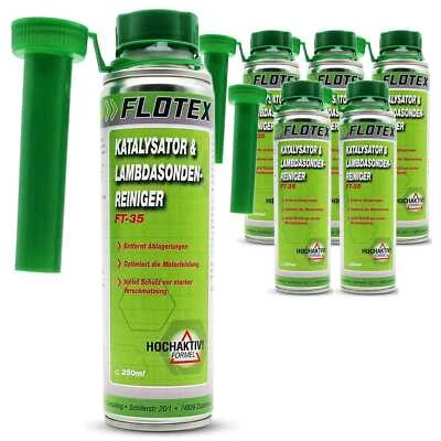 Flotex Katalysator & Lambdasondenreiniger, 6 x 250ml Reiniger Additiv