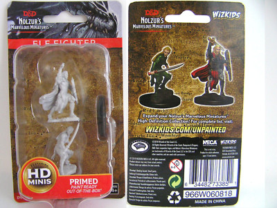 WZK73385 - D&D Nolzur's Marvelous - Unpainted Miniatures Female Elf Fighter