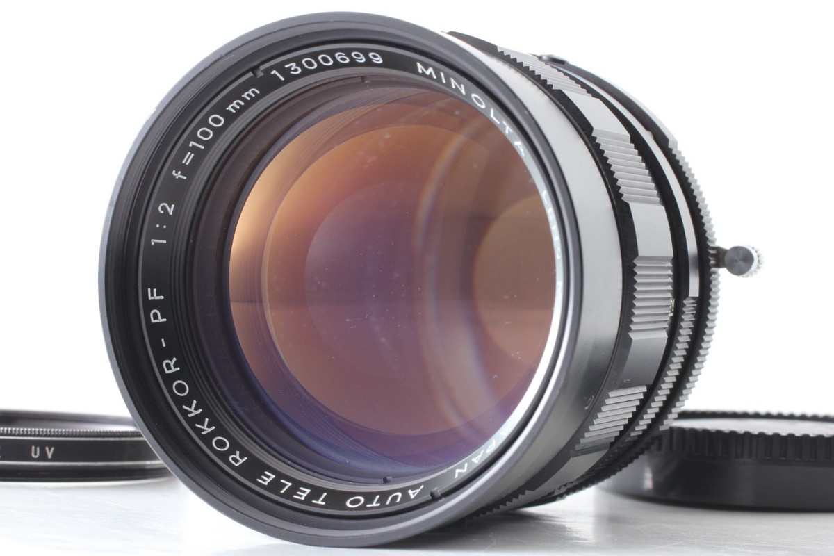 希少　MINOLTA AUTO TELE ROKKOR-PF 100mm f/2 Minolta 100mm f2 MC Tele Rokkor-PF – Kamerastore