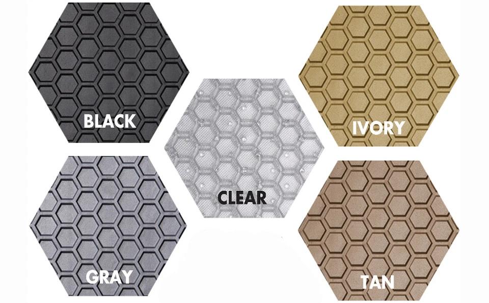 Tapetes de assoalho de borracha HexoMat ajuste personalizado 4 peças para veículos Acura - escolha a cor - Imagem 3 de 4