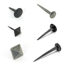 From The Anvil Handmade Nails Door Studs Black Beeswax