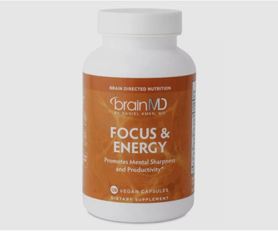 BrainMD, Focus & Energy, 120 Vegan Capsules, Mental Endurance Booster