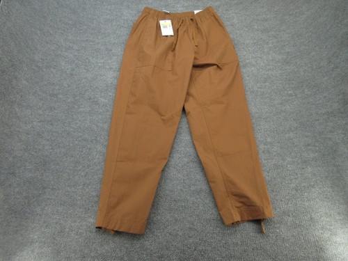 Nike Utility Pants Mens Small Brown Loose Fit Drawstring Pocket (Act 31x30) NEW