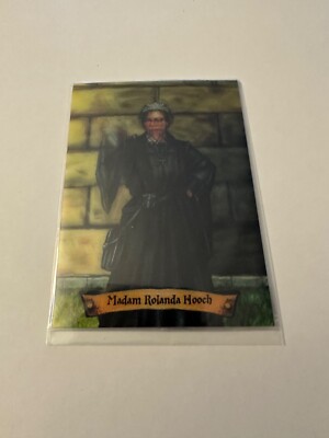 Harry Potter MADAM ROLANDA HOOCH Lenticular 3D Card #2/12 Choc Frog SEALED -2004