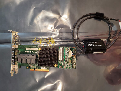 Adaptec ASR-71605 6Gb SAS/SATA 16-Port RAID Controller Battery/Cache Options