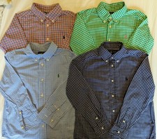 Ralph Lauren kids buttton down shirt LOT of 4