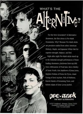 ABBRUZZESE / PERKINS / MARTIN / YOUNG - Pro-Mark Drumsticks - 1993 Print Ad