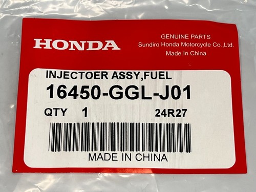 Honda 2013-2015 CH Fuel Injector Assembly 16450-GGL-J01 New 16450GGLJ01 - Picture 4 of 4