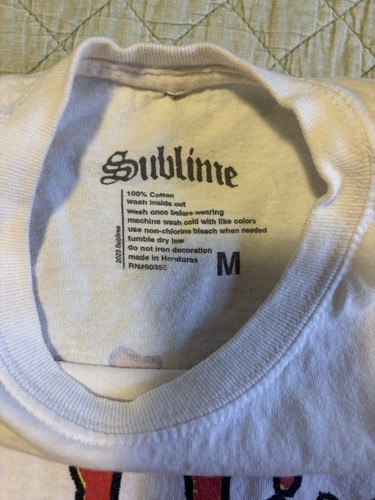 Sublime 40oz to Freedom weißes T-Shirt Herren Größe Medium - Bild 4 von 4