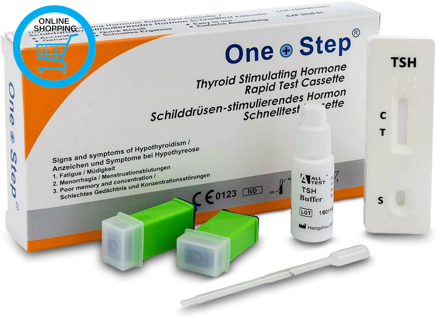 Underactive Thyroid Testing Kit, TSH Blood Tests for Hypothyroidism  (1 Test)