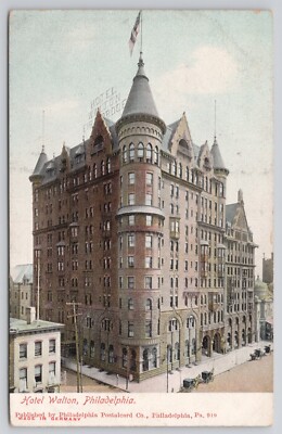 Postcard Philadelphia Pennsylvania Hotel Walton c1905