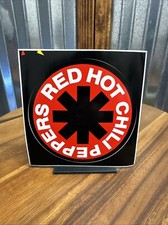 Vintage 1992 Red Hot Chili Peppers Logo Band 5  Sticker Red White New Old Stock