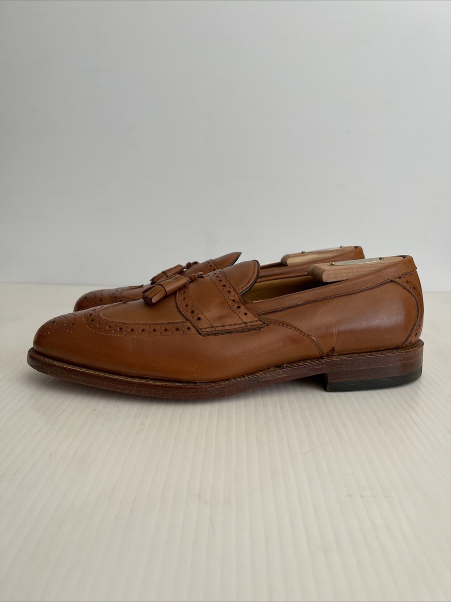 Allen Edmonds Chambrey Tassel Wingtip Slip On Dress Shoes Walnut Brown 8.5 C‎ Allen Edmonds Chambrey Tassel Wingtip Slip On Dress Shoes  main image 3