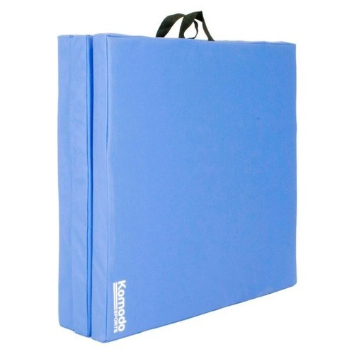 Yoga Mat Exercise Crash Komodo Tri Folding Gym Cushion Light Blue - Picture 2 of 7
