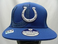 INDIANAPOLIS COLTS - NFL - REEBOK SIDELINE - S/M SIZE STRETCH FIT BALL CAP HAT 