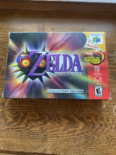 Legend of Zelda Majora's Mask N64 Edizione da Collezione Completo CIB Ecc/NM Cond - Foto 8 di 19