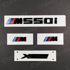 M550i Xdrive Gloss Black Badges For Bmw Emblem Set M Power M550i Xdrive Gloss Black Badges For Bmw Emblem Set M Power