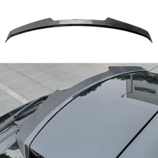 Carbon Look For Audi Q8 SQ8 RSQ8 2019-2025 2024 Rear Roof Spoiler Trunk Wing