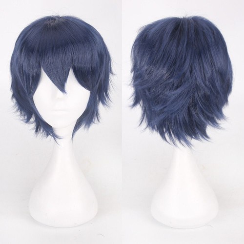 Synthetic Short Straight Hair Multicolour Male Layered Wigs Men Women - Picture 9 of 32