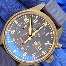 IWC Pilot's Watch Blue Chronograph 41mm IW388109 Complete Set 9