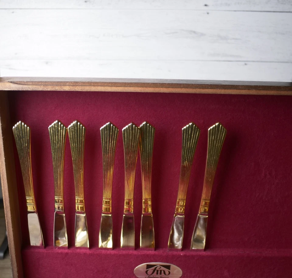 Juego de 52 cubiertos Fashion Manor en caja de madera original Foto 2 de 4